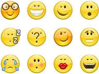 可爱黄色emoji表情