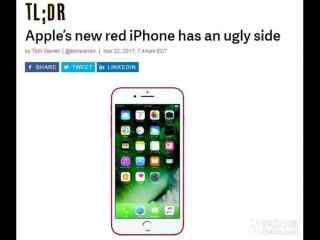 红色iPhone 7遭嫌