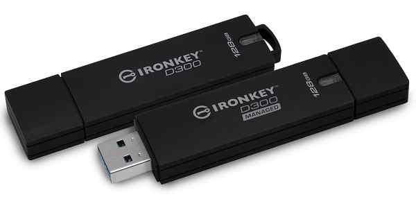 金士顿推出IronKey D300加密U盘：支持256-bit AES-XTS硬加密