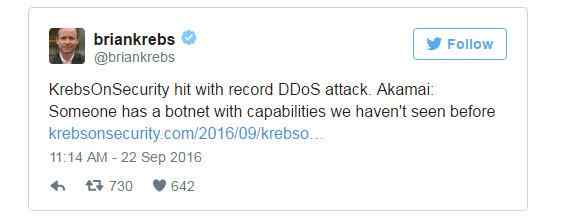史上最大DDoS攻击曝光 密码设置需要复杂