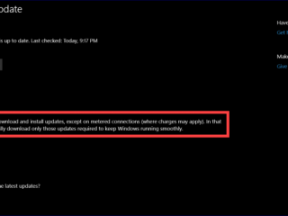 Windows 10新版调整：流量上网模式将下载“确保系统流畅”的更新