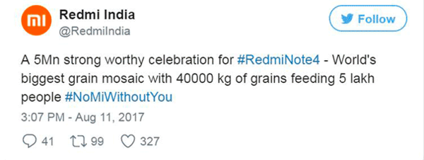 红米Note4印度销量超500万