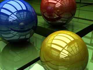 三维立体球体 三维创意圆球 三维动感球体