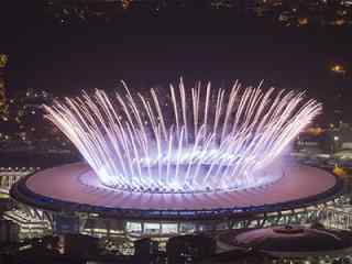 最新热门里约奥运会开幕式图片 奥运会精彩场景桌面  热内卢开幕式