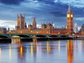 英国伦敦美景图片 伦敦城市旅游桌面壁纸 伦敦夜景美景图片