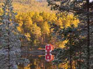 北欧国家挪威_挪威峡湾风景_挪威极光_挪威的森林桌面壁纸