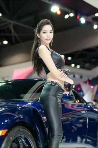 性感的韩国车模手
