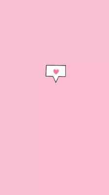 粉红色爱心手机壁纸
