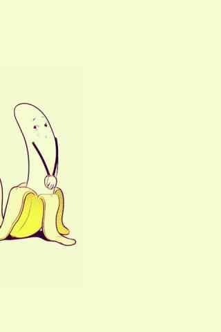 手绘香蕉创意表情
