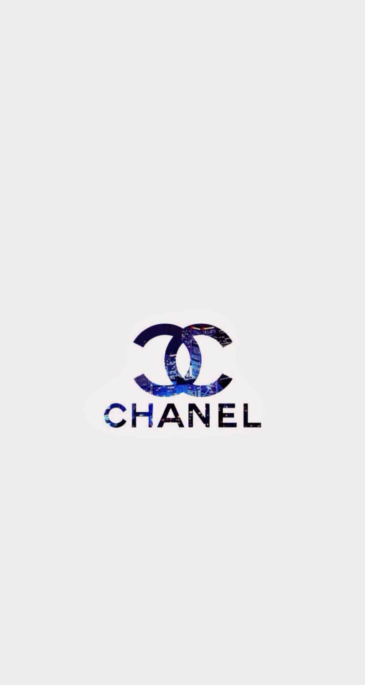 法国香奈儿品牌logo标志简约图片手机壁纸