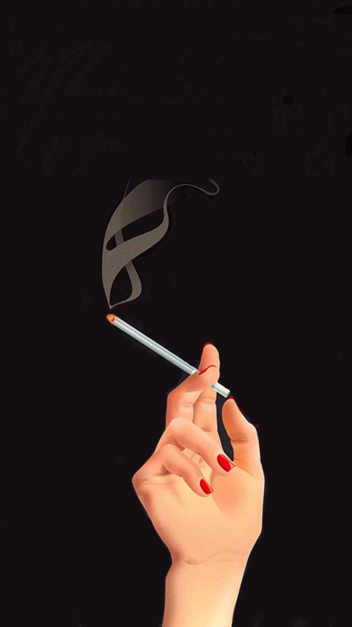 吸烟的时尚美女图片素材-编号26287460-图行天下