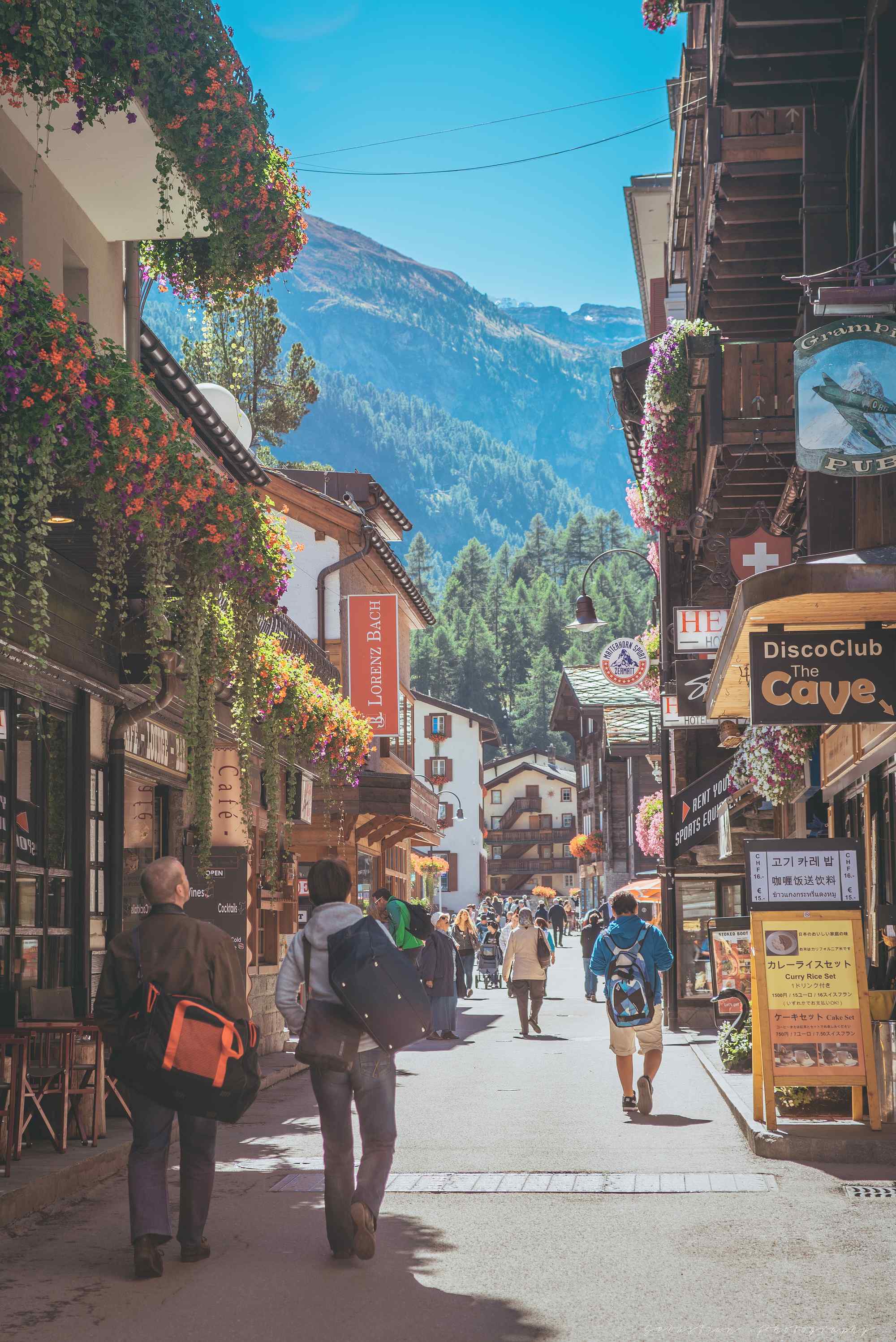 瑞士建筑街道风景壁纸手机桌面