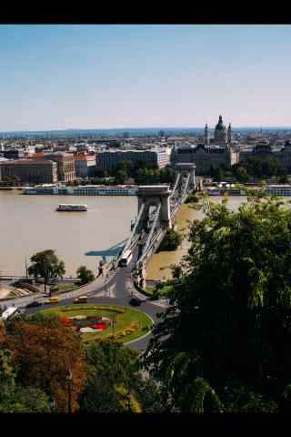 布达佩斯清新城市风景手机壁纸