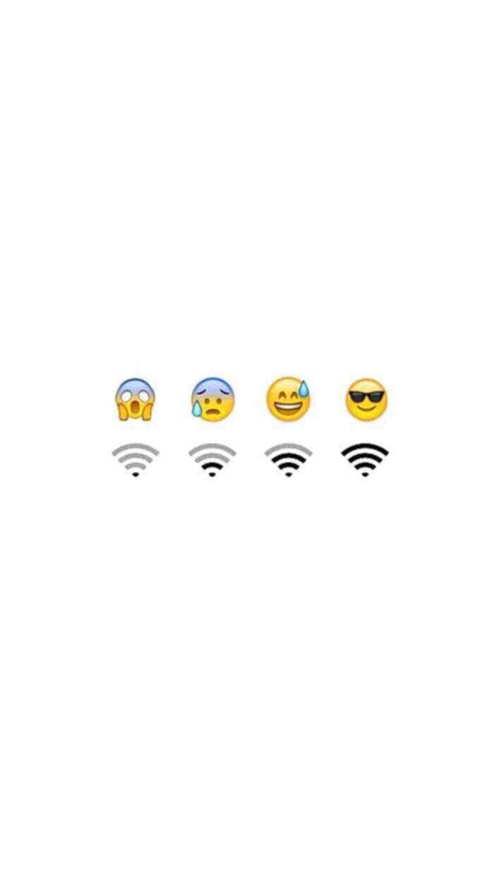 唯美可爱emoji表情手机壁纸