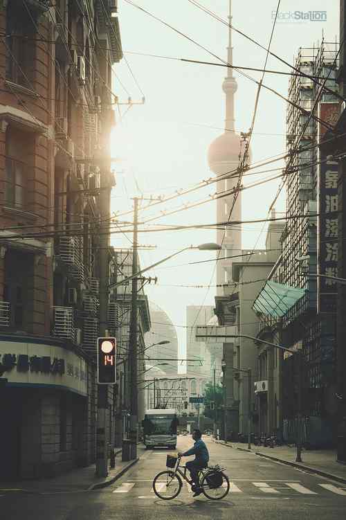 上海老街文化风景图片手机壁纸