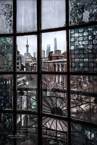 上海老式民国风建筑风景图片手机壁纸