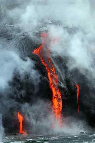 夏威夷火山爆发手