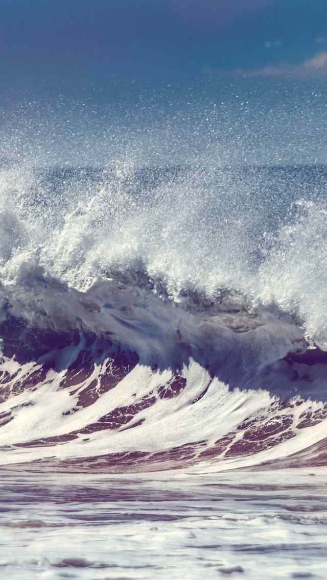 海浪图片手机壁纸