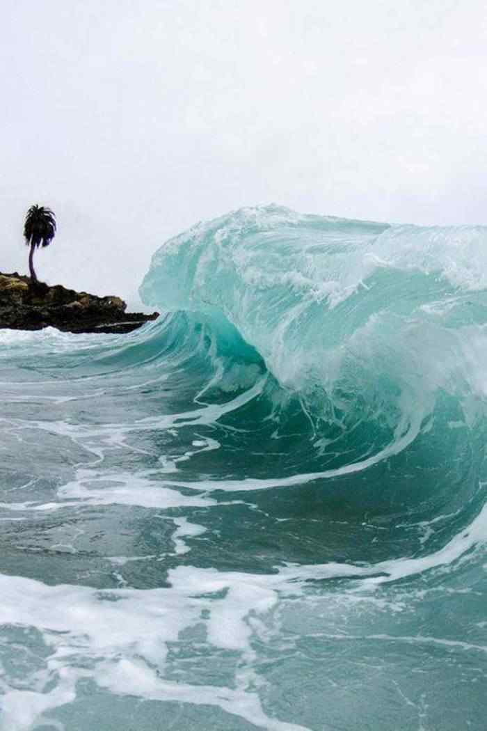 海浪风景摄影手机壁纸