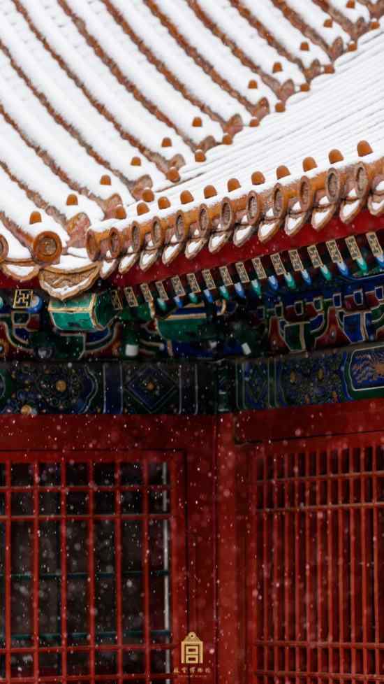 好看的北京故宫雪景手机壁纸