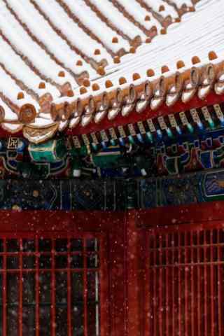 好看的北京故宫雪景手机壁纸