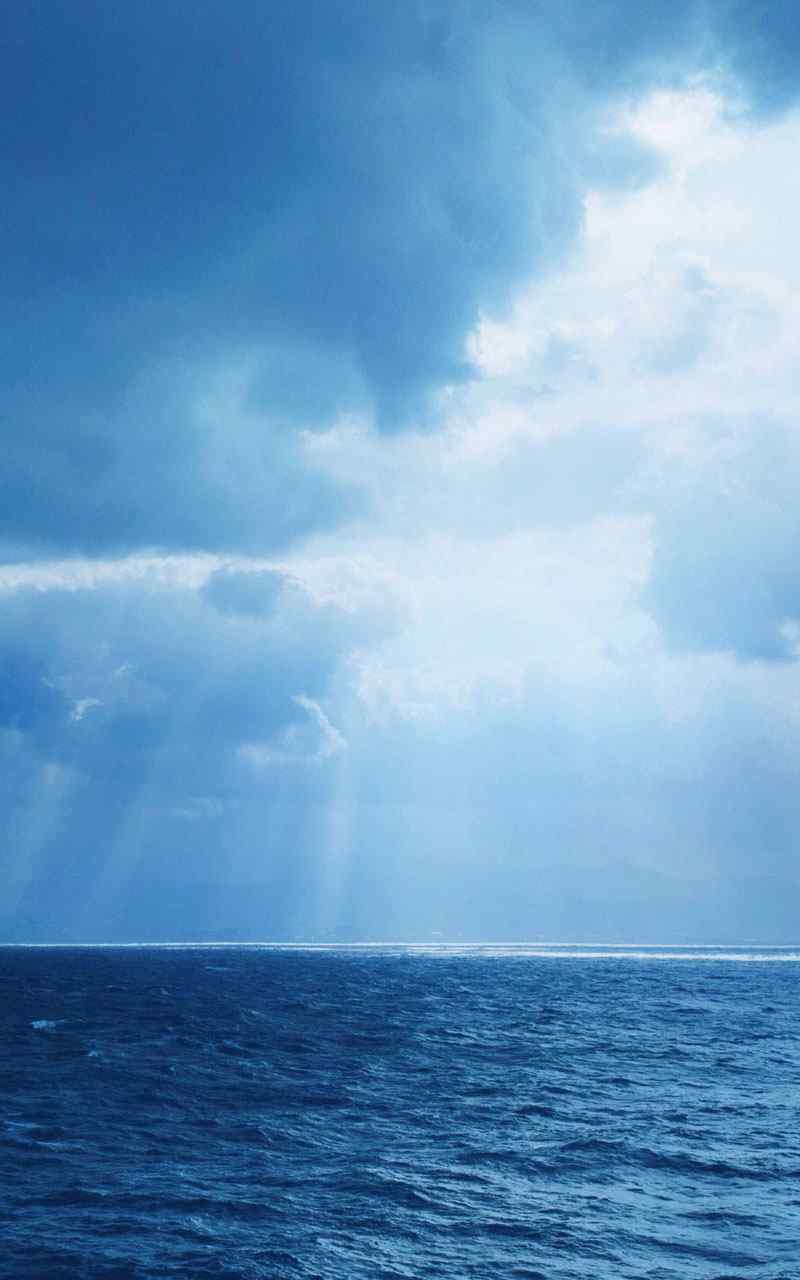 蓝色风暴超清海洋手机壁纸