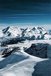 阿尔卑斯雪山唯美自然风景手机壁纸