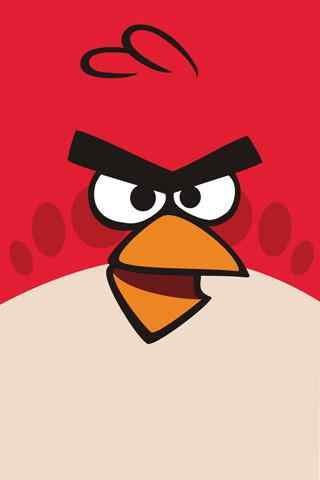 愤怒的小鸟可爱卡通手机壁纸