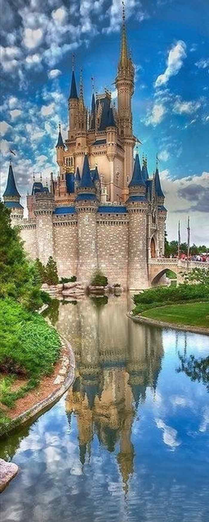 建筑风景图片：迪士尼城堡