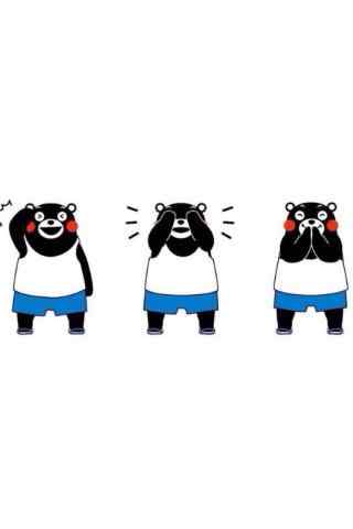熊本熊搞笑表情图手机壁纸