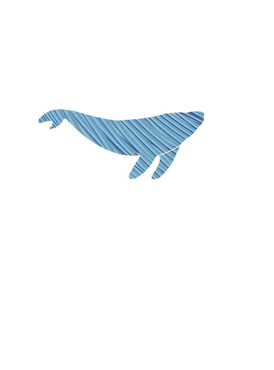 手绘唯美鲸鱼手机壁纸