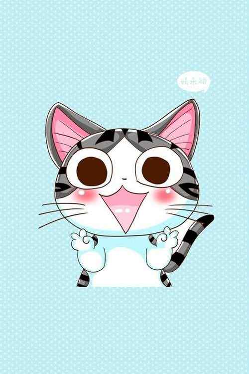 甜甜私房猫可爱高兴的小起手机壁纸
