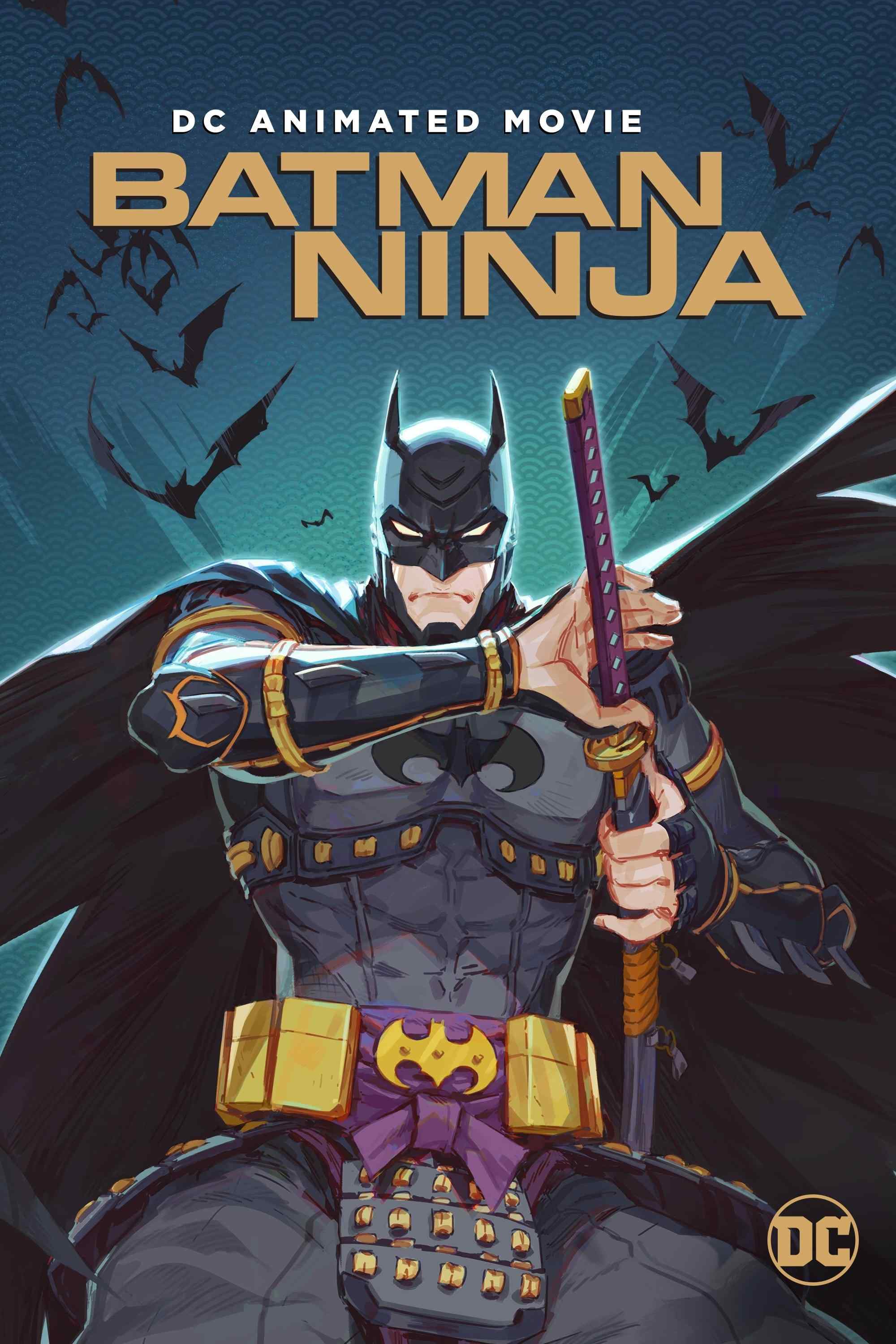 忍者蝙蝠侠美国版超帅正式海报