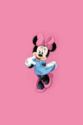 可爱粉色米妮老鼠