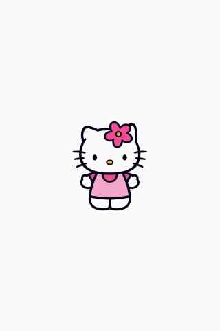 可爱粉色hello kitty手机壁纸