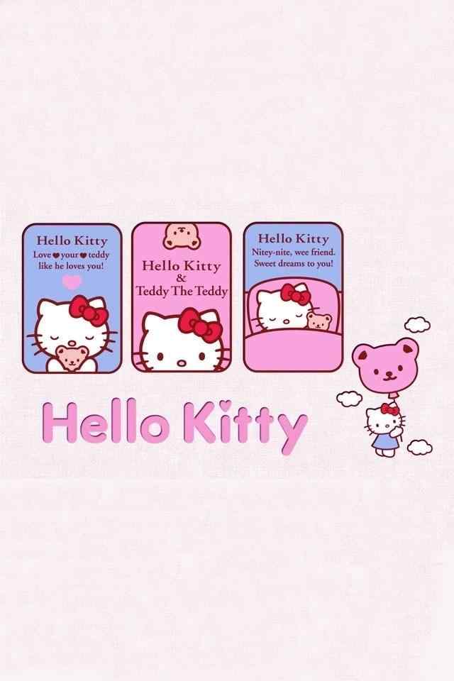 可爱的Hello kitty高清手机壁纸下载