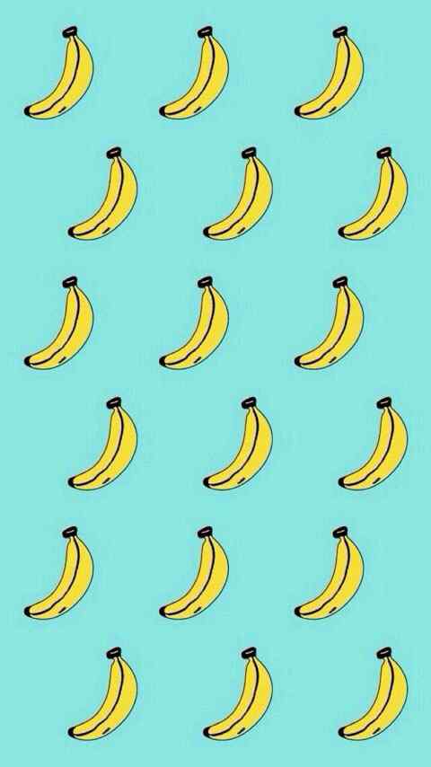 可爱的香蕉排列组合图片手机壁纸