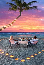 情侣海滩唯美浪漫高清手机壁纸
