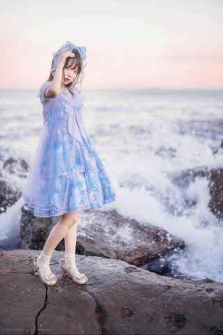 lolita洋装—海边