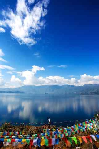 泸沽湖唯美风景手机壁纸