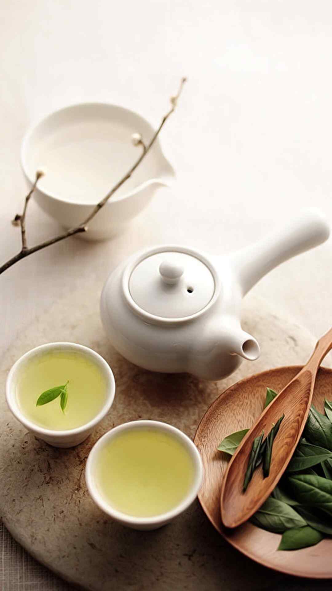 茶文化—精心泡制茶水手机壁纸