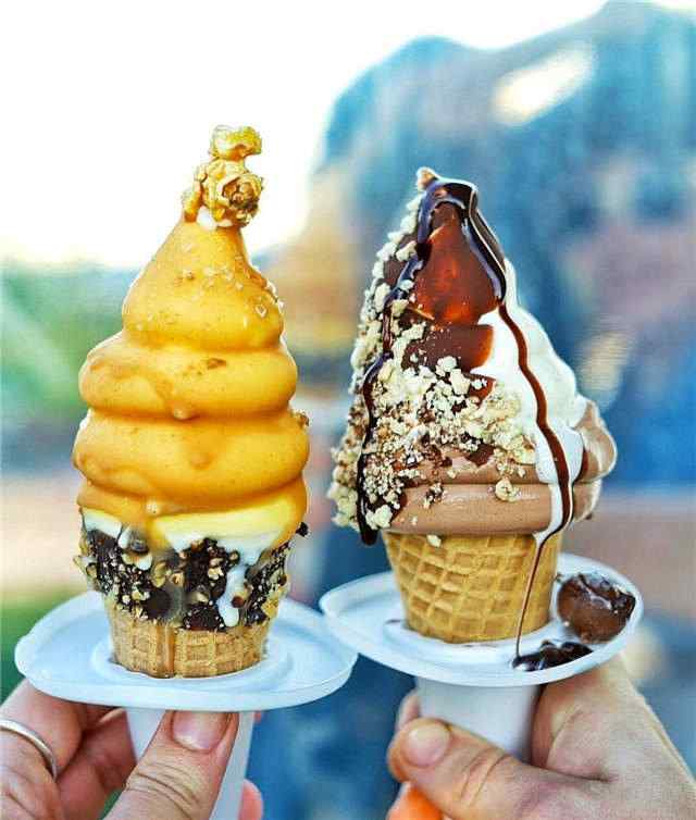 芒果冰淇淋手机壁纸