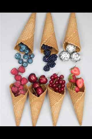 水果冰淇淋手机壁