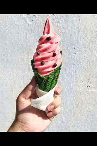 夏日美味冰淇淋手
