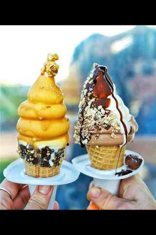 芒果冰淇淋手机壁