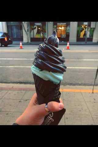 可口的美味冰淇淋