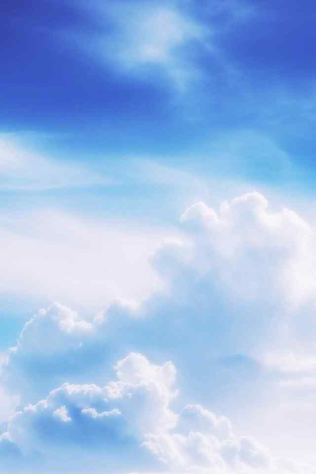 绝美天空蓝天白云高清手机桌面壁纸