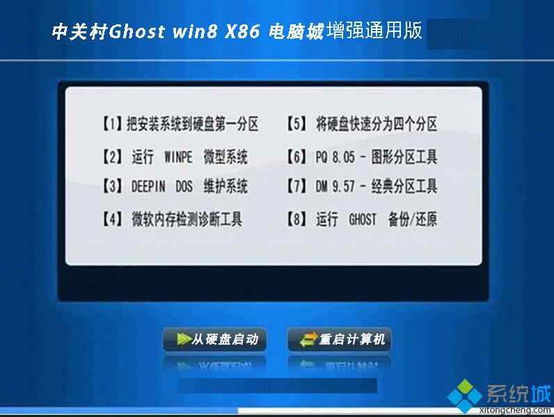 中关村zgc win8 32位增强通用版安装部署图