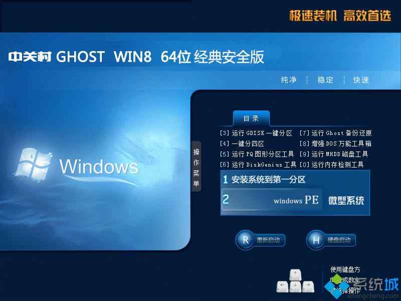 中关村zgc win8 64位经典安全版安装部署图