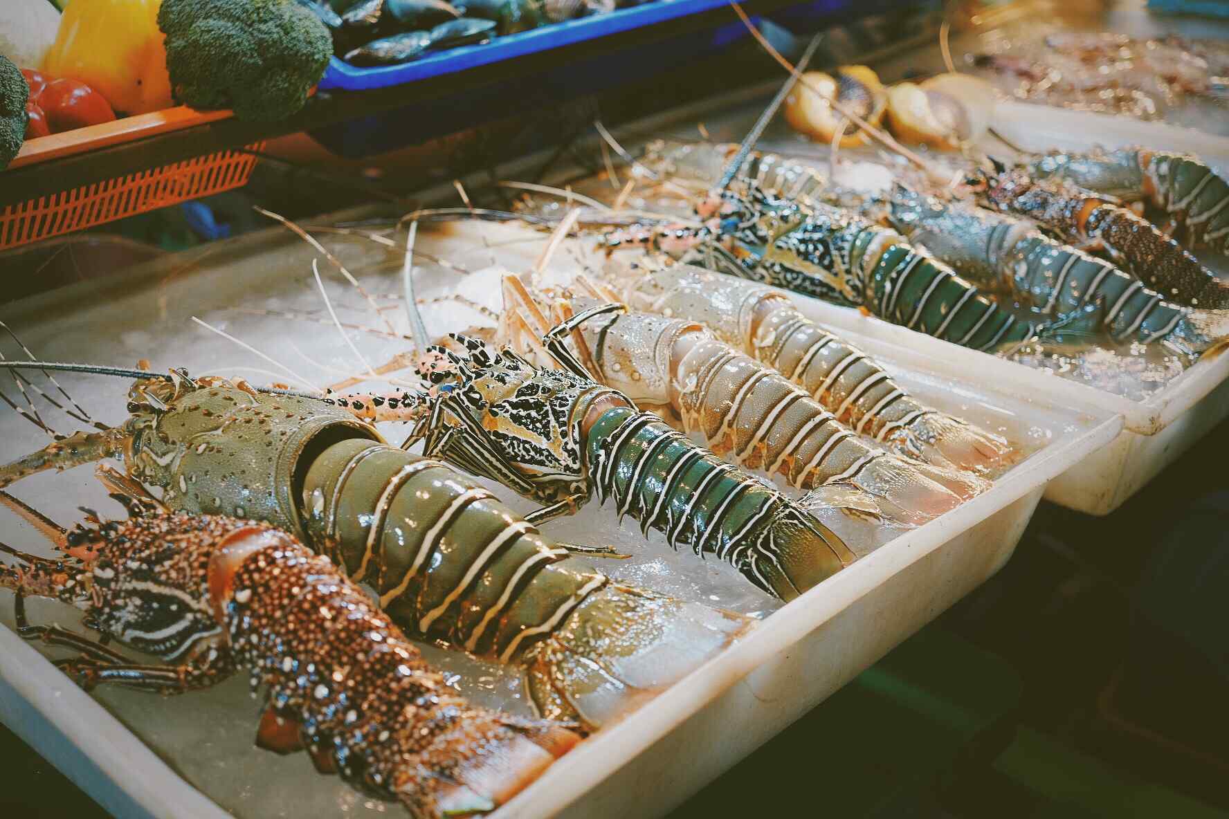 普吉岛盛产海鲜龙虾唯美图片高清桌面壁纸